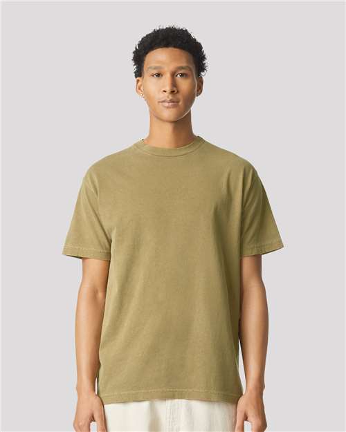 American Apparel 1301GD - Faded Army (Front)