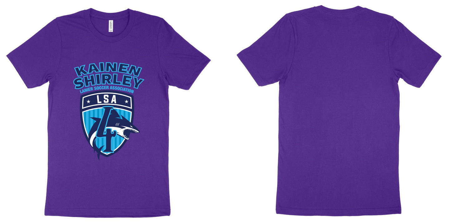 BELLA + CANVAS 3001 — Team Purple / S