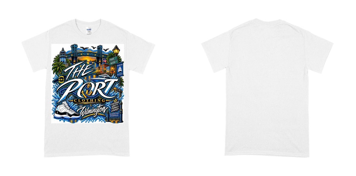 Gildan 5000 — White / L