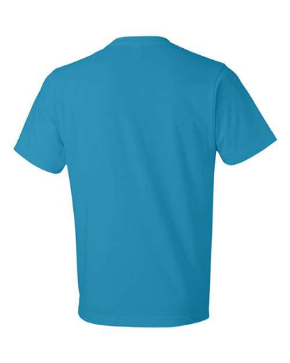 Gildan 980 - Caribbean Blue (Back)