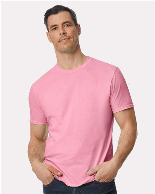 Gildan 980 - Charity Pink (Front)