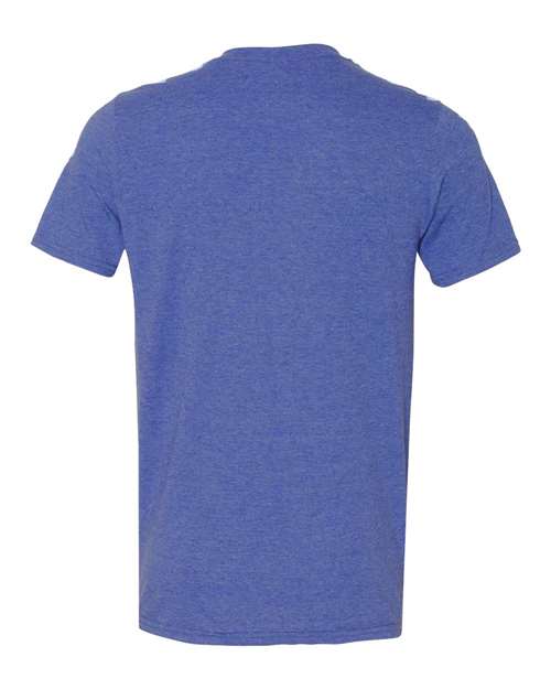 Gildan 980 - Heather Blue (Back)