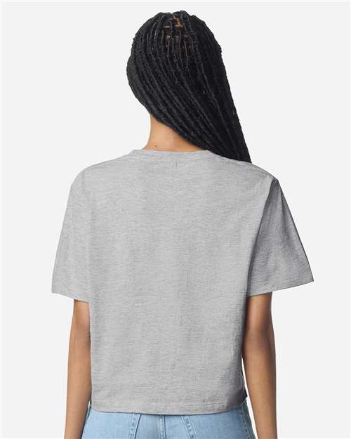 American Apparel 102 - Heather Grey (Back)