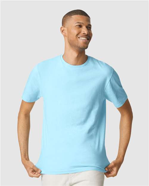 Gildan 64000 - Sky (Front)