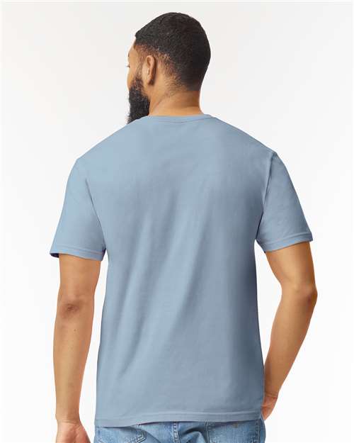 Gildan 64000 - Stone Blue (Back)
