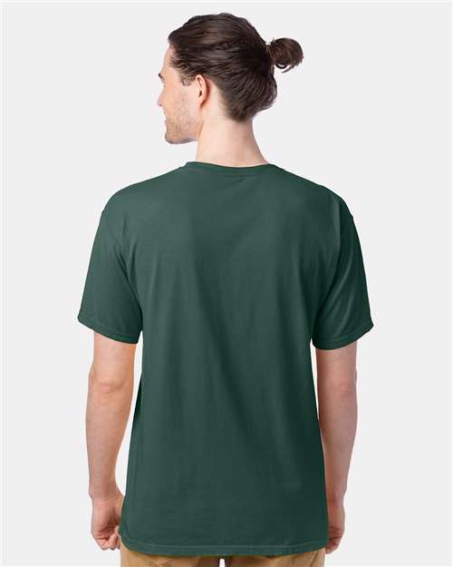 ComfortWash by Hanes GDH100 - Field Green (Back)