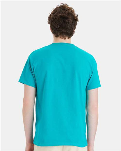 Hanes 5280 - Athletic Teal (Back)