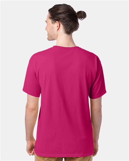 ComfortWash by Hanes GDH100 - Peony Pink (Back)