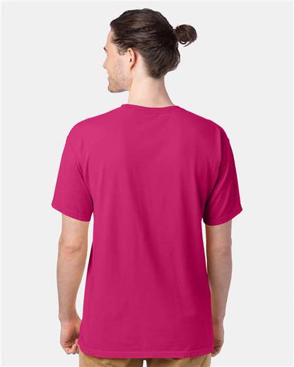 ComfortWash by Hanes GDH100 - Peony Pink (Back)
