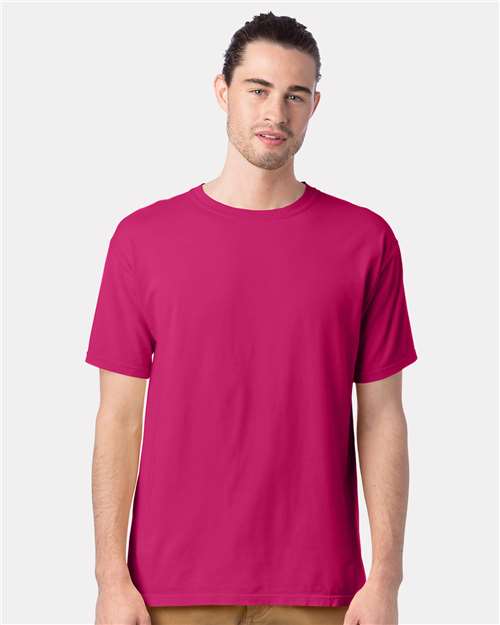 ComfortWash by Hanes GDH100 - Peony Pink (Front)