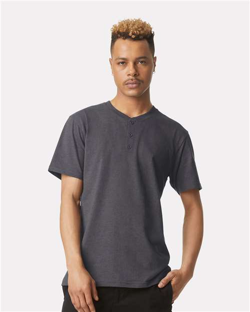 American Apparel 2004CVC - Heather Charcoal (Front)