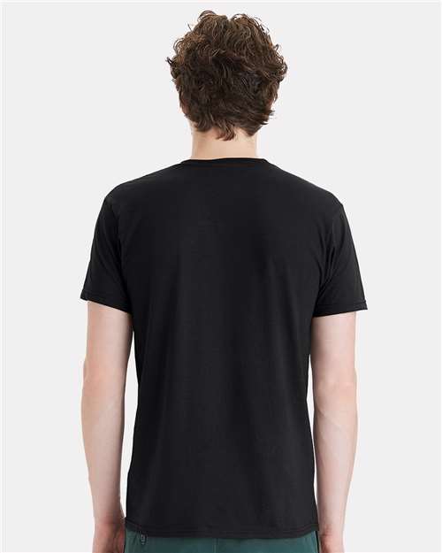 Hanes 498PT - Black (Back)