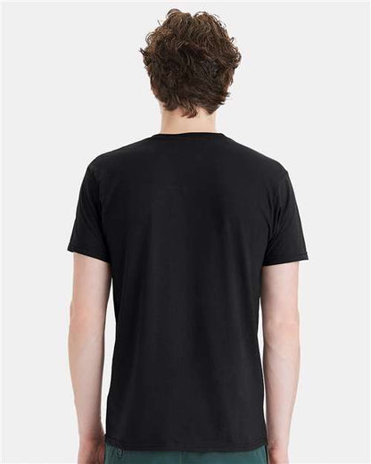 Hanes 498PT - Black (Back)