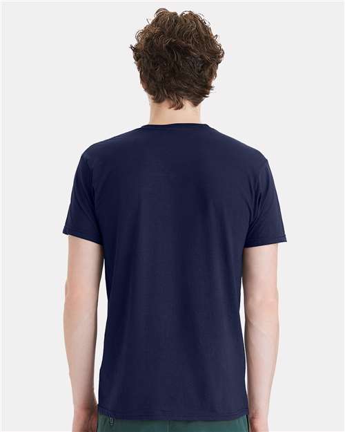 Hanes 498PT - Navy (Back)