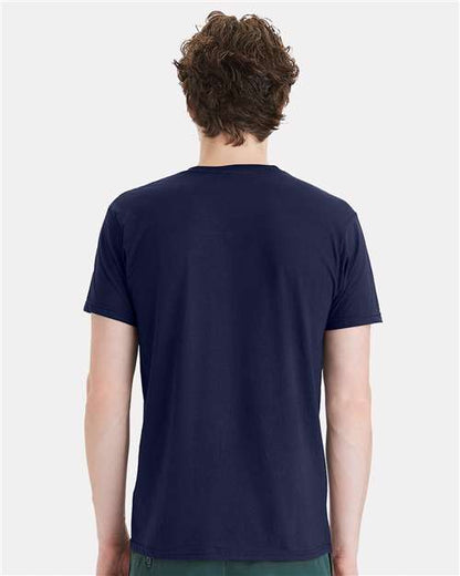 Hanes 498PT - Navy (Back)