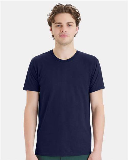 Hanes 498PT - Navy (Front)