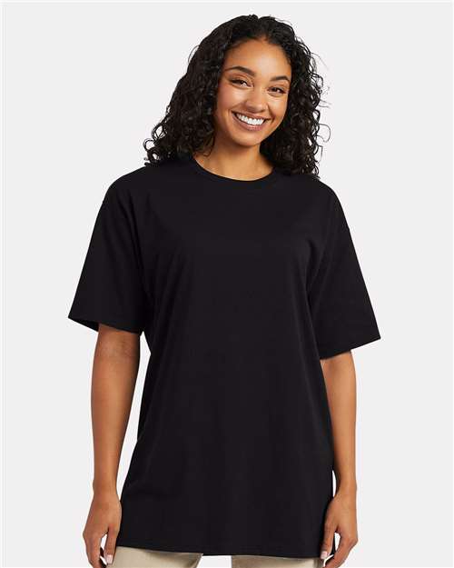 Hanes 5280T - Black (Front)