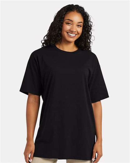 Hanes 5280T - Black (Front)