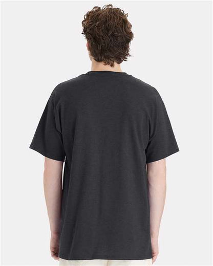 Hanes 5280T - Charcoal Heather (Back)