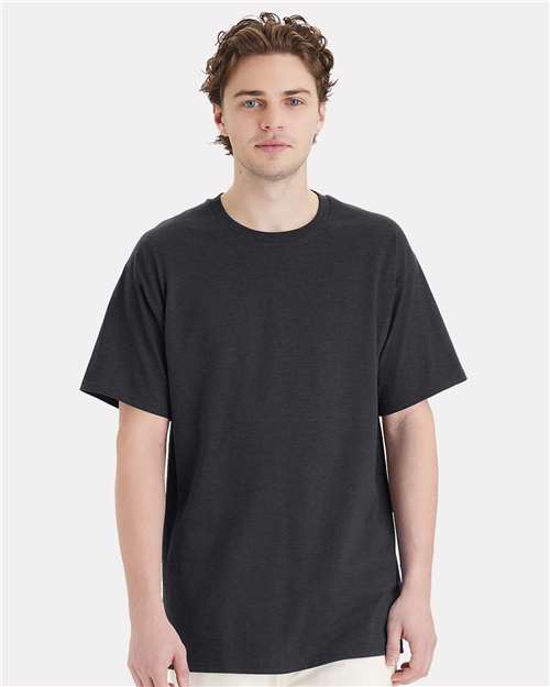 Hanes 5280T - Charcoal Heather (Front)