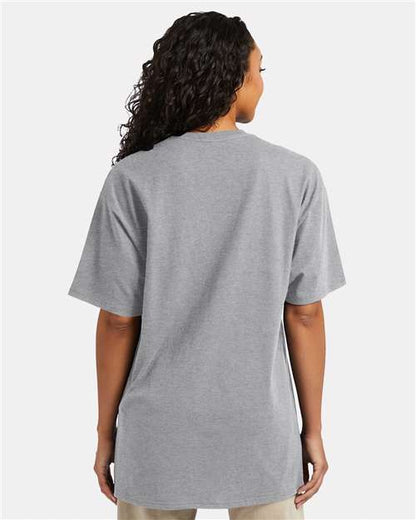 Hanes 5280T - Light Steel (Back)