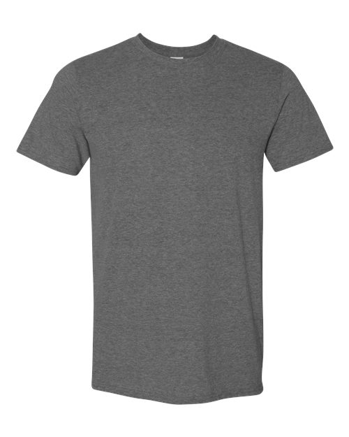 Gildan 64000 - Heather Dark Grey (Front)