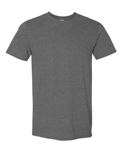 Gildan 64000 - Heather Dark Grey (Front)