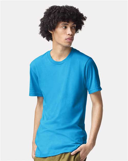 American Apparel 2001CVC - Heather Teal (Front)