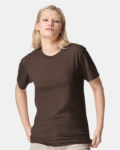American Apparel 2001CVC - Heather Brown (Front)