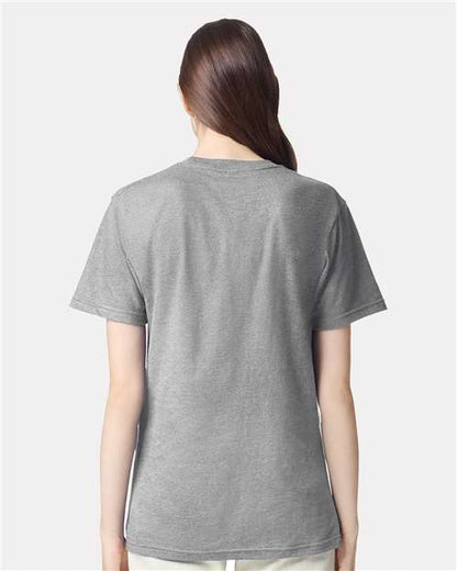 American Apparel 2001CVC - Heather Grey (Back)