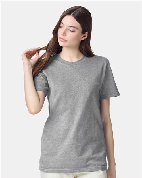 American Apparel 2001CVC - Heather Grey (Front)
