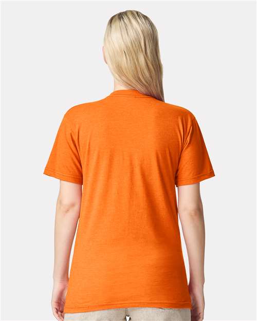 American Apparel 2001CVC - Heather Orange (Back)