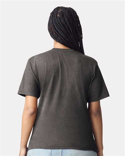 American Apparel 2001CVC - Heather Asphalt (Back)