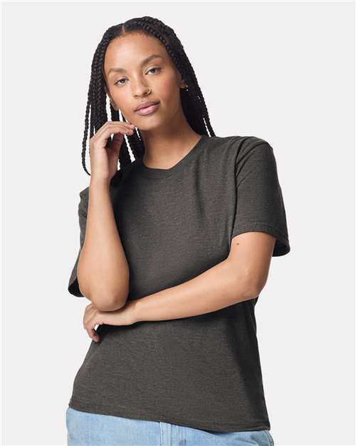American Apparel 2001CVC - Heather Asphalt (Front)