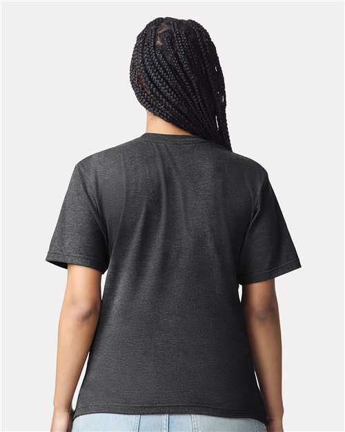 American Apparel 2001CVC - Heather Black (Back)