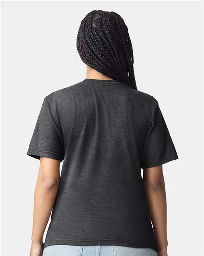 American Apparel 2001CVC - Heather Black (Back)