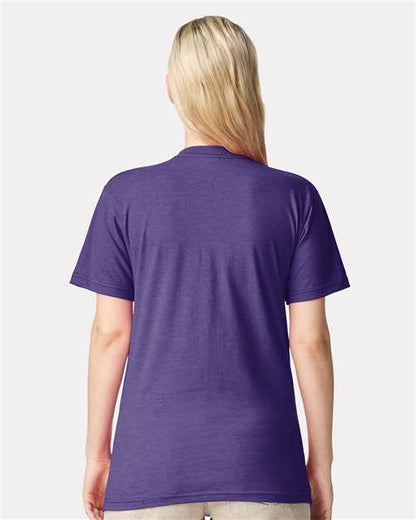American Apparel 2001CVC - Heather Purple (Back)