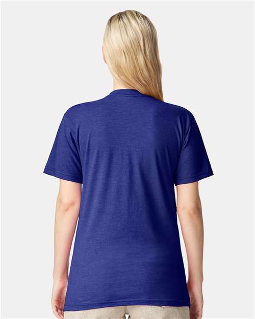 American Apparel 2001CVC - Heather Lapis (Back)