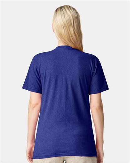 American Apparel 2001CVC - Heather Lapis (Back)