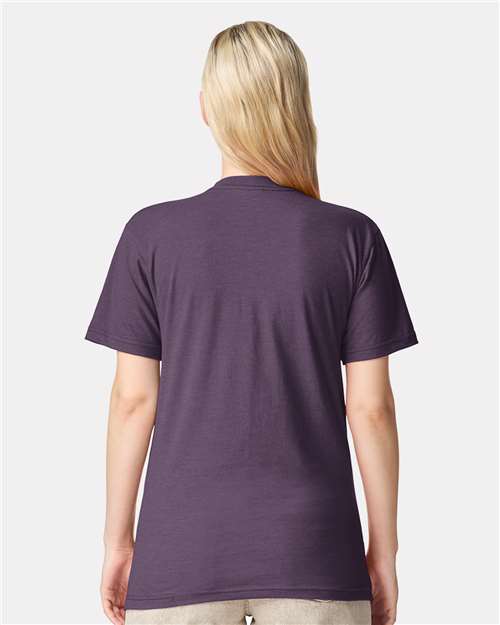 American Apparel 2001CVC - Heather Grape (Back)