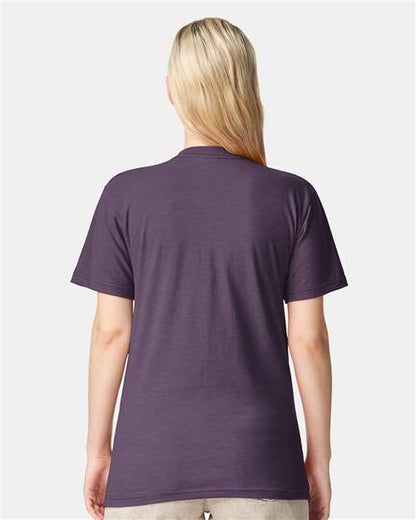 American Apparel 2001CVC - Heather Grape (Back)