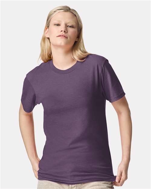 American Apparel 2001CVC - Heather Grape (Front)