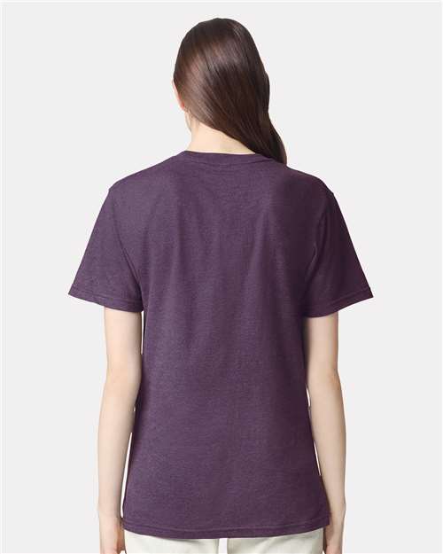 American Apparel 2001CVC - Heather Eggplant (Back)