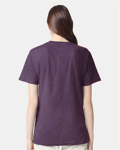 American Apparel 2001CVC - Heather Eggplant (Back)