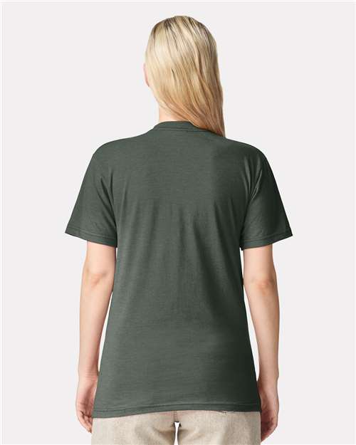 American Apparel 2001CVC - Heather Forest (Back)