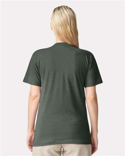 American Apparel 2001CVC - Heather Forest (Back)