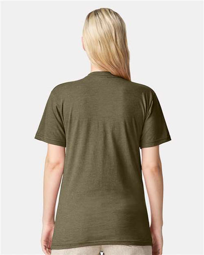 American Apparel 2001CVC - Heather Olive (Back)