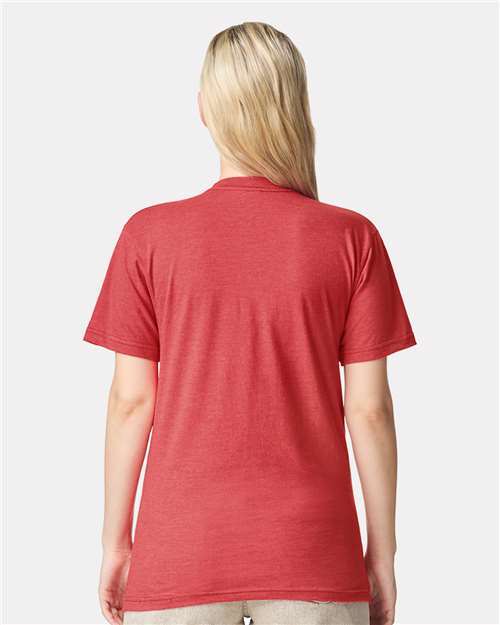 American Apparel 2001CVC - Heather Coral (Back)