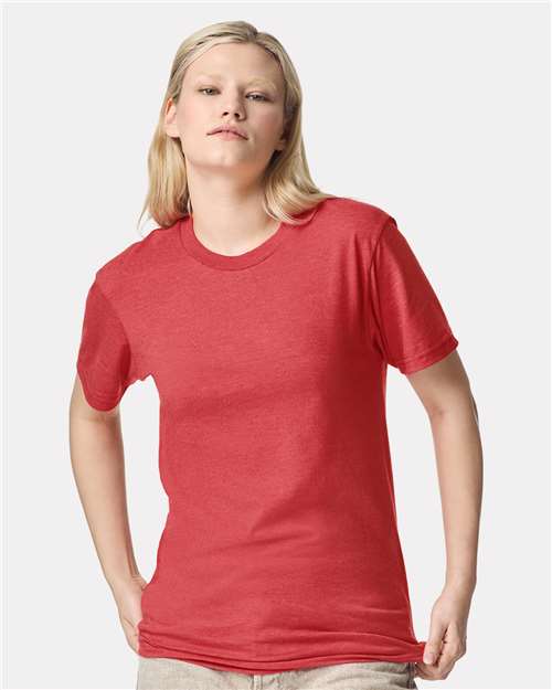 American Apparel 2001CVC - Heather Coral (Front)