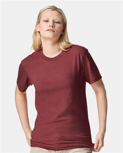 American Apparel 2001CVC - Heather Burgundy (Front)